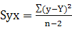 斜率標(biāo)準(zhǔn)誤計(jì)算公式